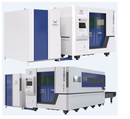 Big Discount Exchange Table Safety Cover Fiber Laser Cutting Machine For Sheet Metal